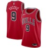 Dres Chicago Bulls Nikola Vucevic 9 Nike 2022-23 Icon Edition Crvena Swingman